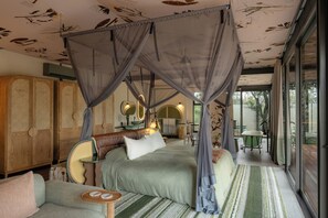럭셔리 텐트, 전용 수영장 | 미니바, 객실 내 금고, 책상, 방음 설비