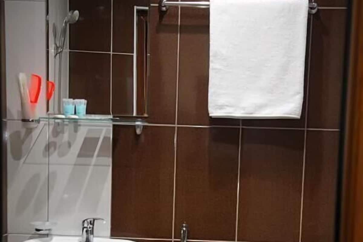 Shower, hair dryer