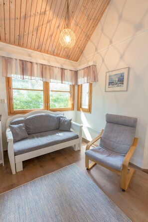 Cottage, multiple beds (5-6 Adults) | Living area | TV - Yyteri Resort & Camping (Pori)