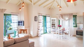 Living area - Ktima Aniforeli Luxury Villas (Lefkada)