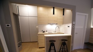 Comfort Studio (Cosy) | Private kitchen | Espresso maker, fridge, microwave, stovetop
