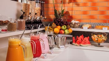 Free daily buffet breakfast