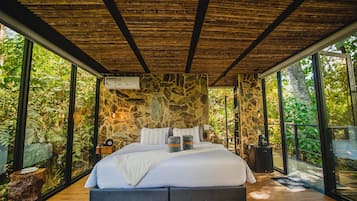 全景客房, 花園景觀 (Aviarios) | 1 間臥室、高級寢具、迷你吧、客房內保險箱