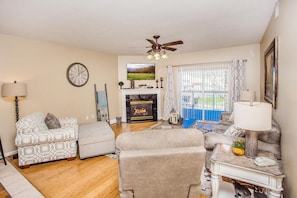 Condo, Multiple Beds (Bear Crossing 103) | Living room | Flat-screen TV, DVD player - Bear Crossing 103 (Pigeon Forge)