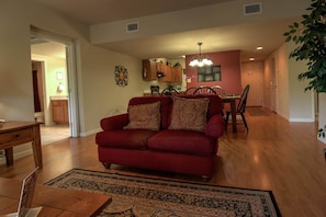 House, Multiple Beds (Cedar Lodge 405) | Living area | Flat-screen TV, fireplace, DVD player - Cedar Lodge 405 (Pigeon Forge)