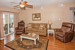 Condo, Multiple Beds (Whispering Pines 102HC) | Living area