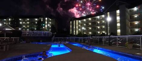 Condo, Multiple Beds (Whispering Pines 212) | Outdoor pool | Indoor pool, outdoor pool