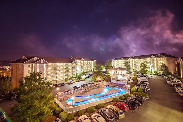 Condo, Multiple Beds (Whispering Pines 233) | Front of property - evening/night