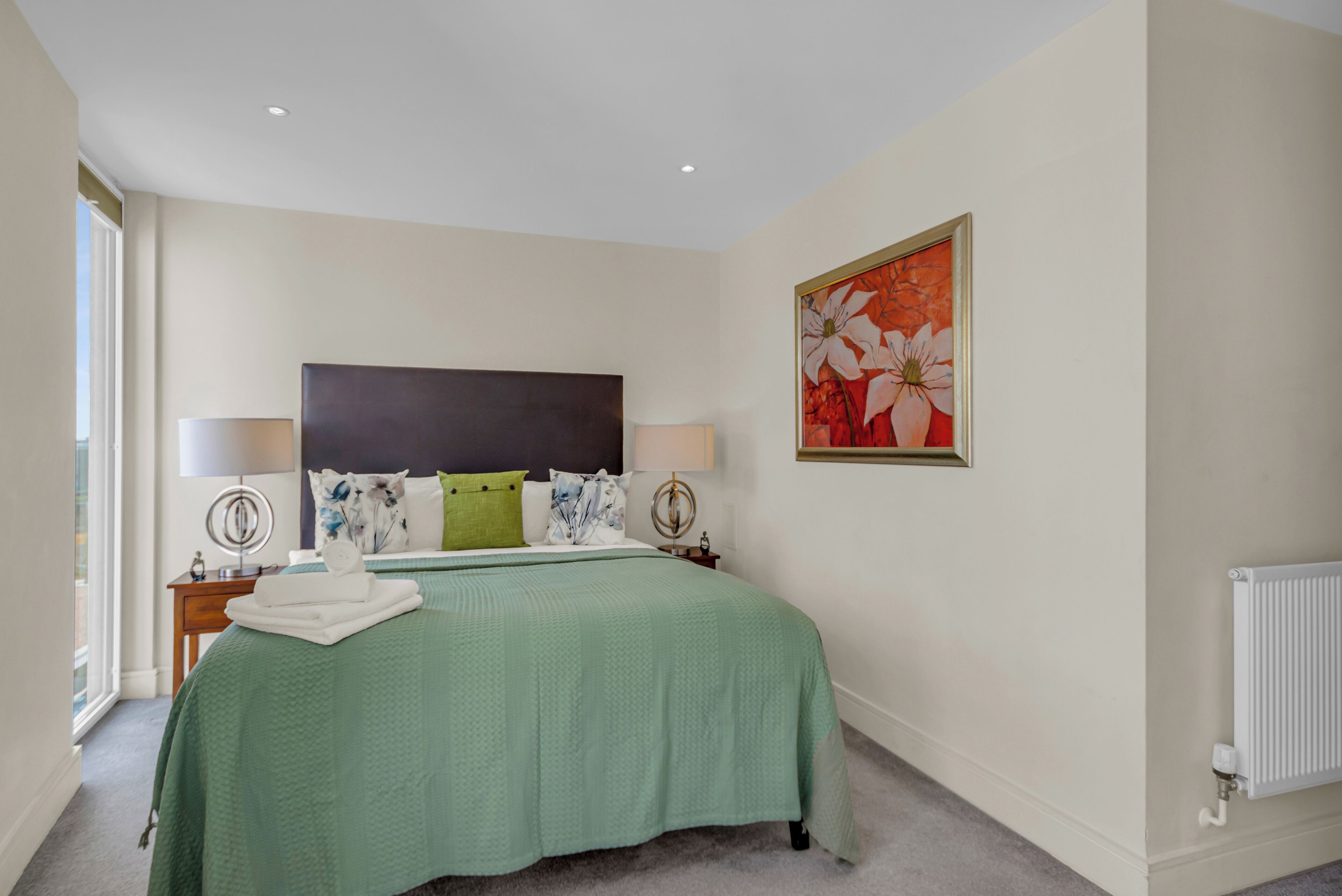 Tabla de planchar con plancha