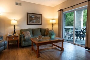 Condo, Multiple Beds (Whispering Pines 313) | Living room | Flat-screen TV, fireplace, DVD player