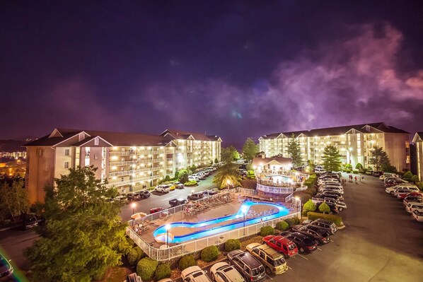 Condo, Multiple Beds (Whispering Pines 343) | Front of property – evening/night