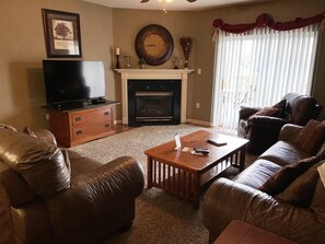 Condo, Multiple Beds (Whispering Pines 641) | Living room | Flat-screen TV, DVD player - Whispering Pines 641 (Pigeon Forge)