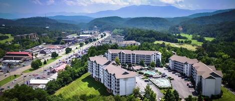 コンドミニアム ベッド (複数台) (Whispering Pines 642) | 航空写真