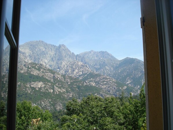 Blick von der Unterkunft