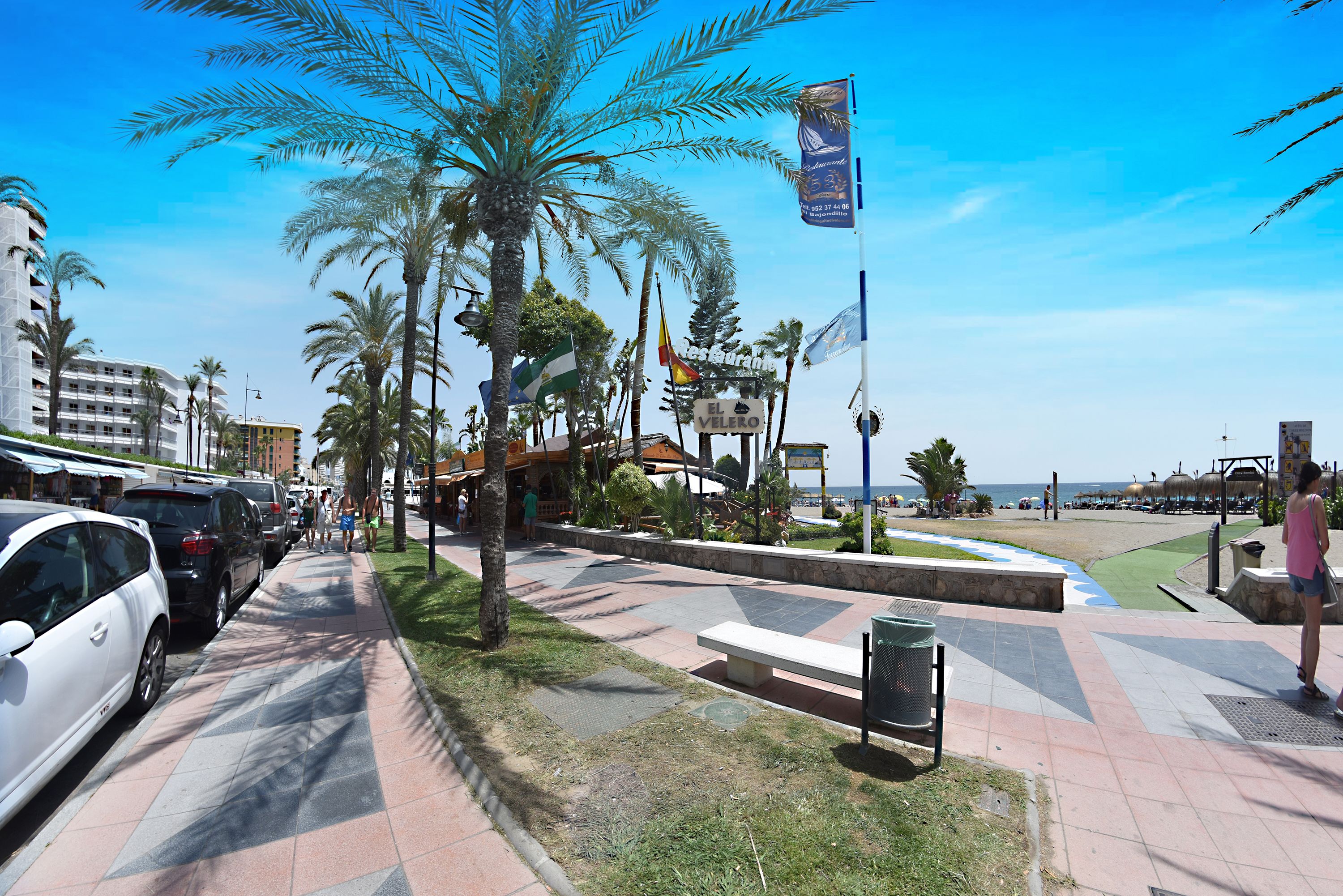 Vlak bij het strand