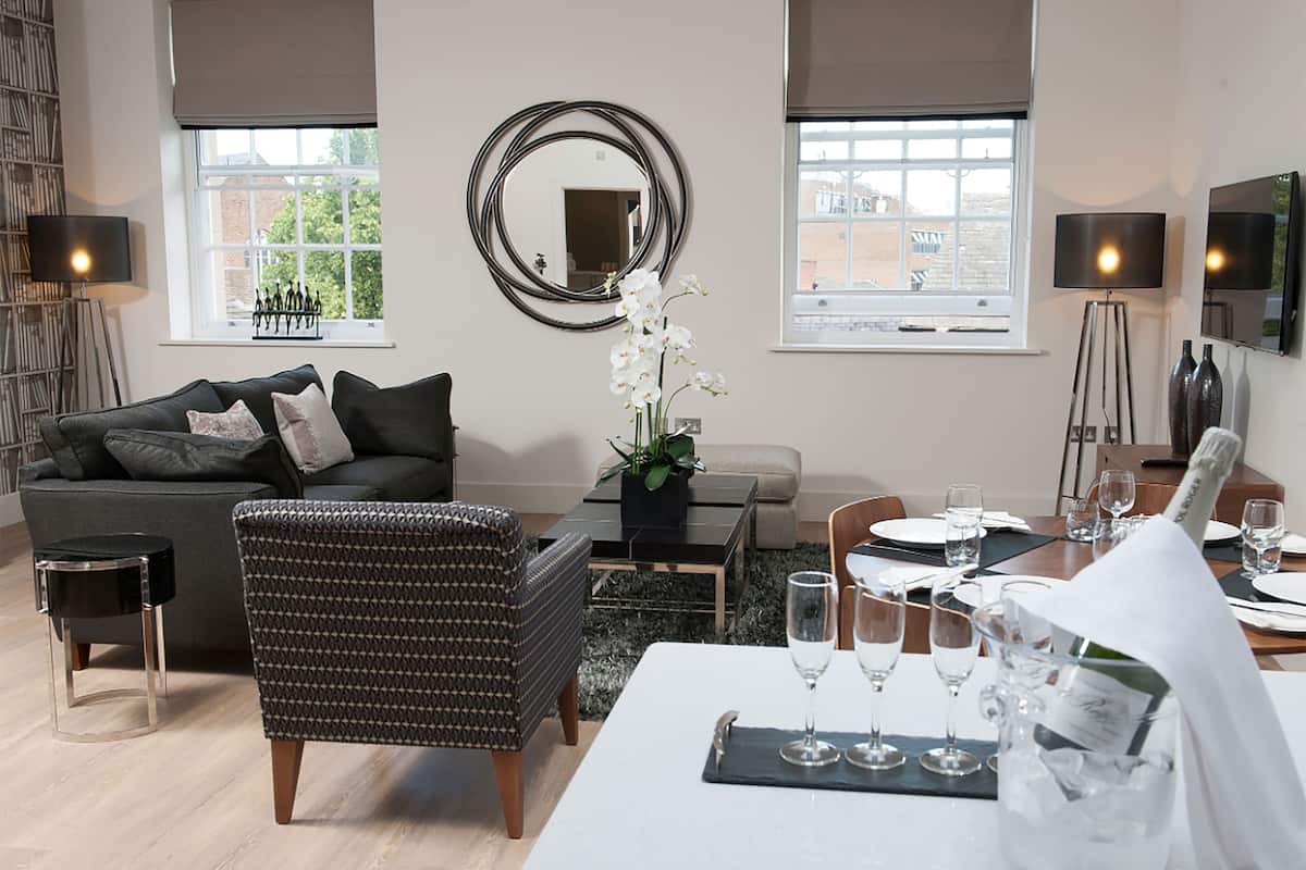 Two-Bedroom Penthouse | Premium bedding, in-room safe, individually decorated