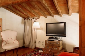 Apartamento, 2 camas de casal (Leone Apartment-San Frediano) | Sala de estar | TV, DVD player