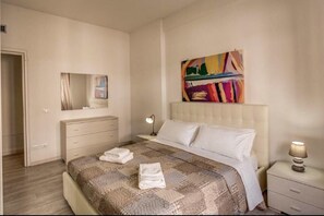 Appartement, 1 lit double et 1 canapé-lit | 2 chambres, bureau, espace de travail pour ordinateur portable