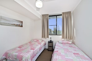 2 bedrooms, iron/ironing board