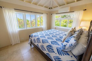2 bedrooms, desk, iron/ironing board, free WiFi - Private Pool overlooking ocean, large deck on Estate Property.  Great Privacy. (St. John)