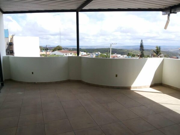 Blick von der Unterkunft