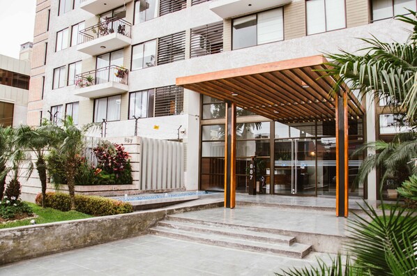 Entrée de l’hébergement