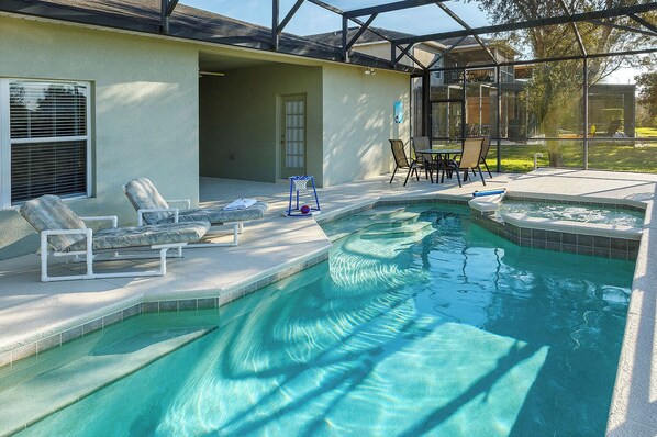 Außenpool, beheizter Pool