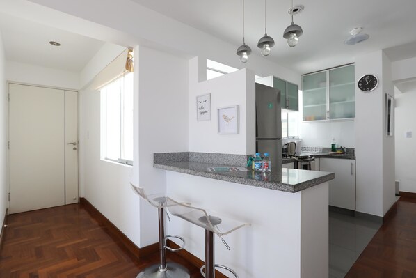 Appartamento, 2 camere da letto, non fumatori | Cucina privata | Frigorifero con congelatore, microonde, forno, piano cottura