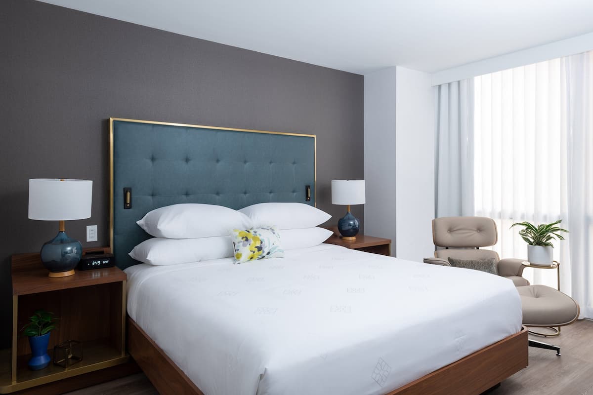 In-room safe, desk, laptop workspace, iron/ironing board