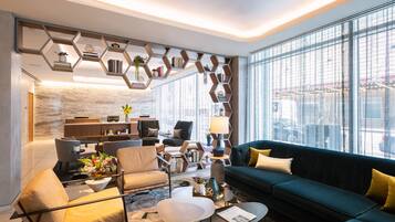 Àrea amb seients del vestíbul