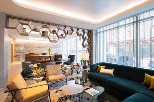 Lobby sitting area