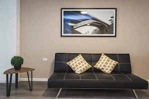 Apartment, 1 Bedroom | Living area | Smart TV - Get relaxed in the heart of Miraflores - apt #D (Lima)