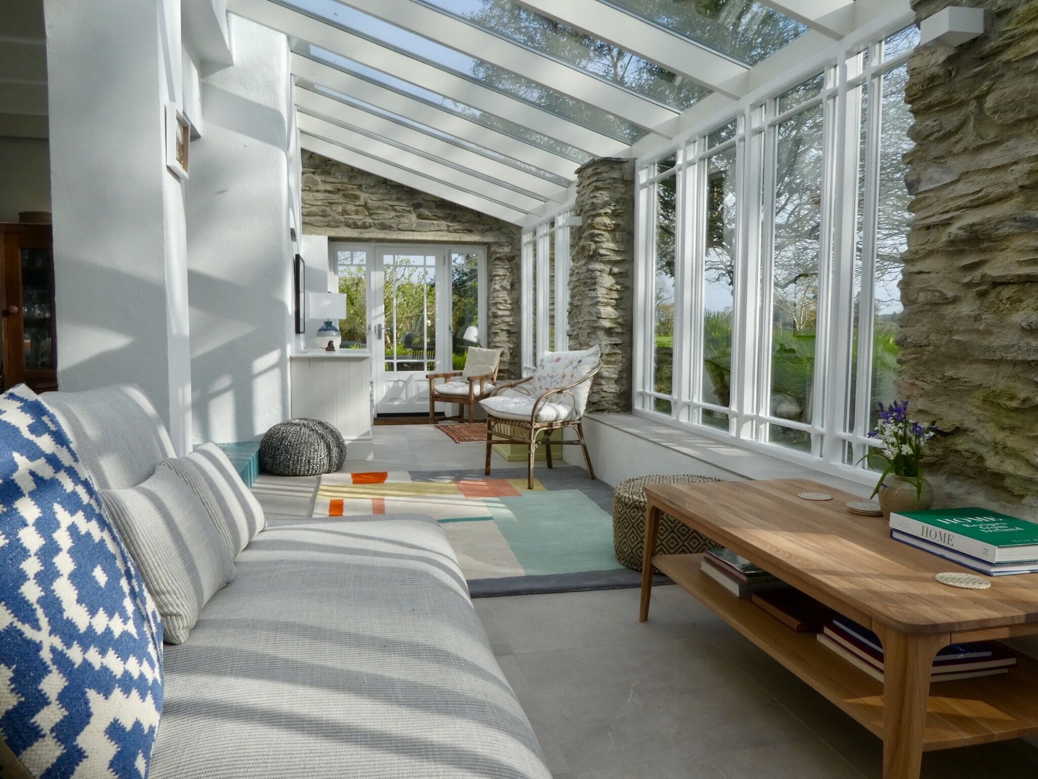 Looking back from the other end of the conservatory