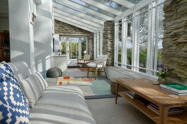 Looking back from the other end of the conservatory
