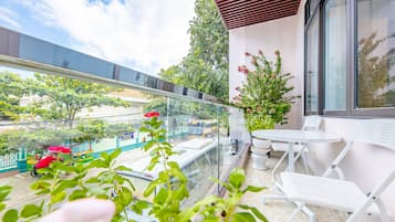 Deluxe-dobbeltværelse til 1 person | Udsigt fra balkon