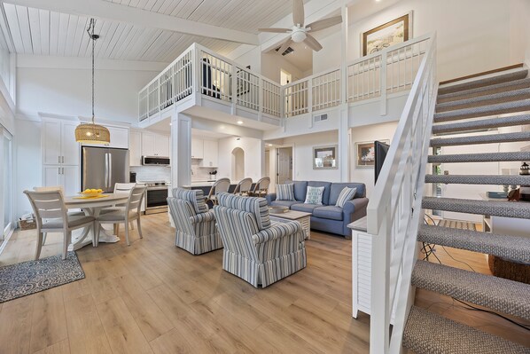 Smart TV, DVD player, books