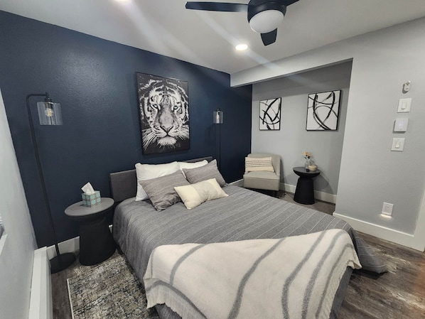 3 habitaciones, tabla de planchar con plancha y wifi gratis 