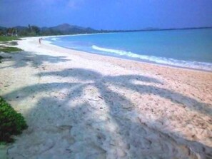 Beach nearby, sun-loungers, beach towels - New 3 Bdrm, Large Lanai, Quiet area, Ocean Breezes, Short Walk to the Beach (Kailua)