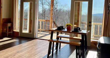 The Hawk Haven has awesome views and is a newly updated cabin with many extras