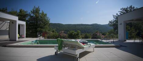 Una piscina climatizada