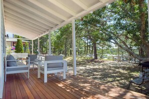 Outdoor dining - Waterfront Views of Creek- Beach Access! (Wellfleet)