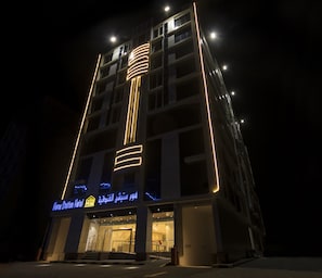 Front of property – evening/night