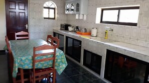 Apartment, Multiple Beds, Non Smoking | Private kitchen | Fridge, microwave, oven, electric kettle - Amir's Apartment (Nieuw Nickerie)