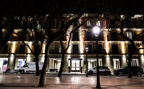 Front of property – evening/night
