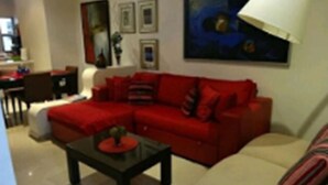 Apartment, 1 King Bed with Sofa bed, Non Smoking, Ocean View | Living area | Flat-screen TV, Netflix - Casa bellissima Les Alisez (Playa del Carmen)