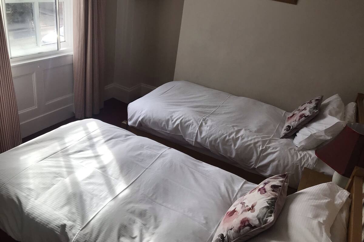 Twin Room, 2 Katil Bujang (Single) | Peralatan tempat tidur premium, meja, seterika/papan seterika 