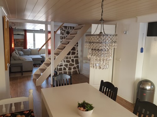 Fantastic nature, hot tub, boat, sauna