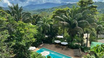 3 outdoor pools, open 9:00 AM to 8:00 PM, pool umbrellas, sun loungers