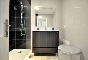 Shower, hair dryer