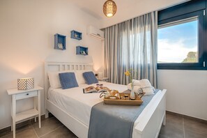 Superior villa, privézwembad, op benedenverdieping | 3 slaapkamers, lakens van Egyptisch katoen, luxe beddengoed, donsdekens